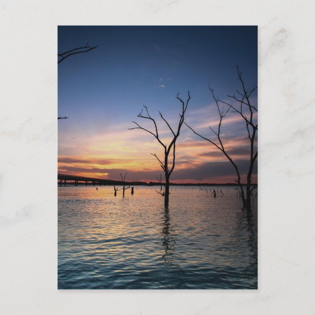 Sonnenuntergang Postkarte (Vorderseite)
