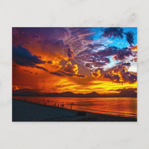 Sonnenuntergang Postkarte