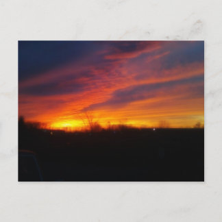 Sonnenuntergang Postkarte