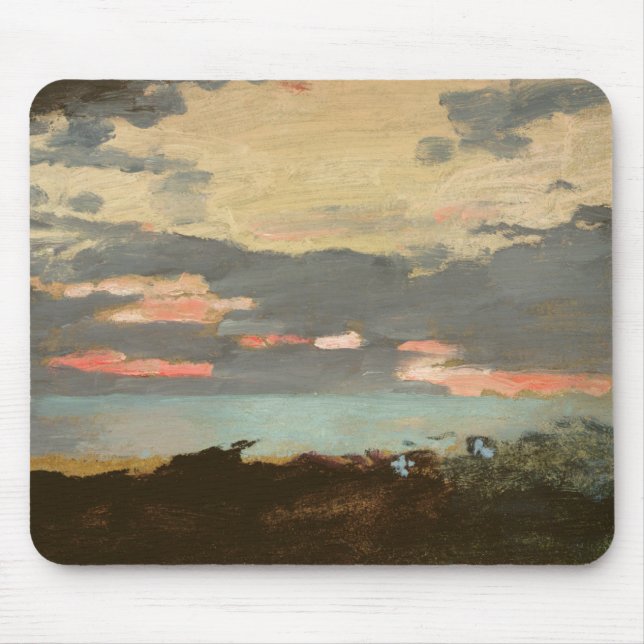 Sonnenuntergang, Saco Bucht Mousepad (Vorne)