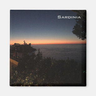 Sonnenuntergang - Sardinien Magnet