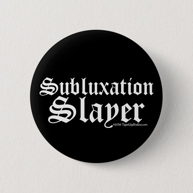 Sonnenuntergang Schinder Chiropraktor Chiropraktik Button (Vorderseite)