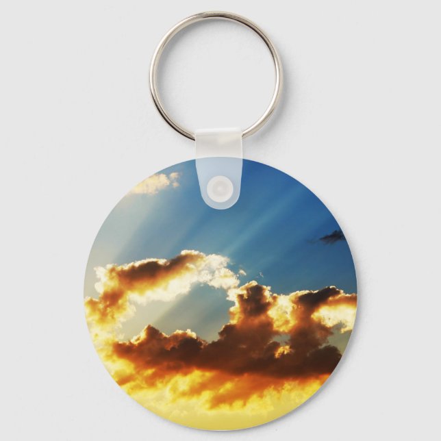 Sonnenuntergang Schlüsselanhänger (Vorderseite)