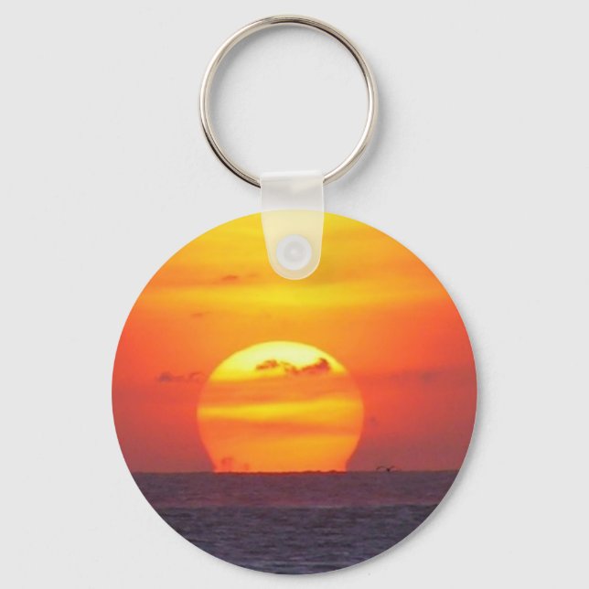 Sonnenuntergang Schlüsselanhänger (Vorderseite)