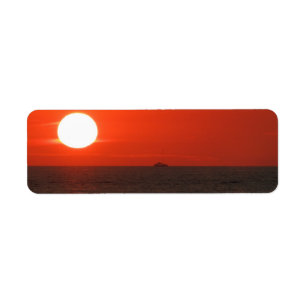 Sonnenuntergang-Schnaps-Kreuzfahrt