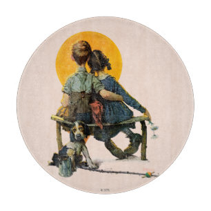 Sonnenuntergang Schneidebrett