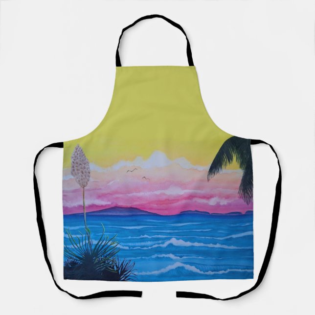 Sonnenuntergang Schürze (Vorderseite)