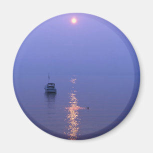 Sonnenuntergang-Schwimmen Magnet