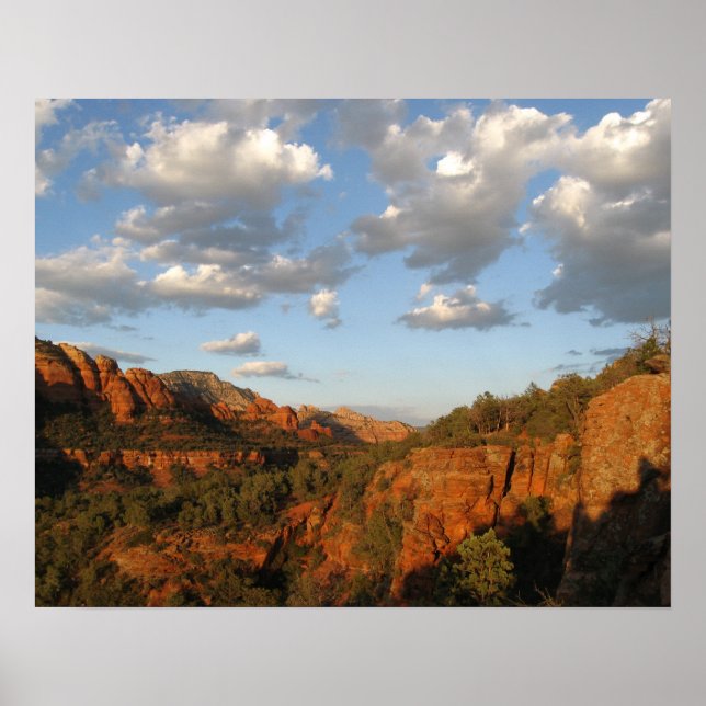 Sonnenuntergang Sedona 003 Poster (Vorne)