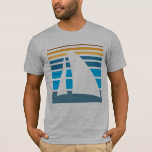 Sonnenuntergang-Segel T-Shirt