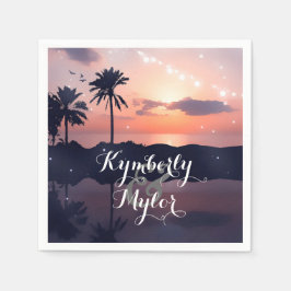 Sonnenuntergang Serviette