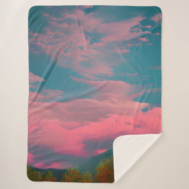 Sonnenuntergang Sherpadecke (Vorderseite)