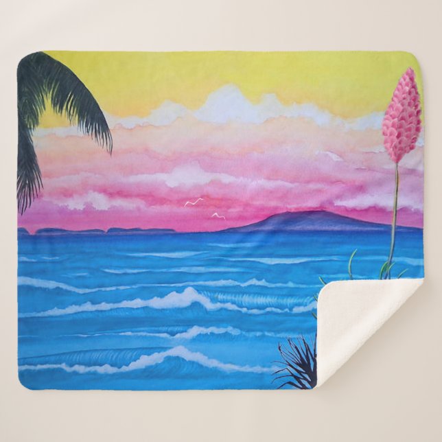 Sonnenuntergang Sherpadecke (Vorderseite (Horizontal))