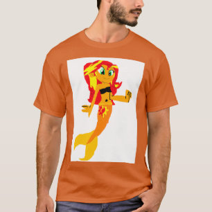 Sonnenuntergang Shimmer menschliche Meerjungfrau 1 T-Shirt