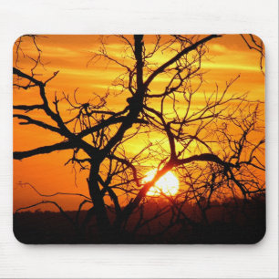 Sonnenuntergang Silhouette Mousepads