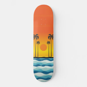 Sonnenuntergang Skateboard