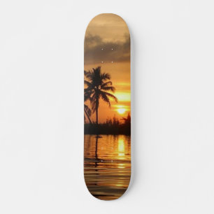 Sonnenuntergang Skateboard