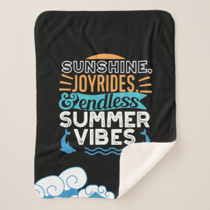 Sonnenuntergang & Sommerabenteuer - Cooler Sommer Sherpadecke