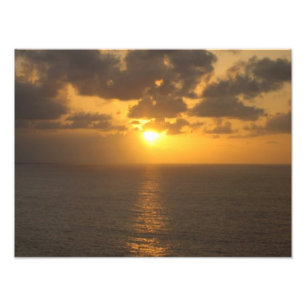 Sonnenuntergang-Sonnenaufgang Fotodruck