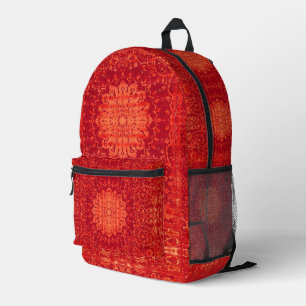 Sonnenuntergang Souk: Orange Marrakesch marokkanis Bedruckter Rucksack