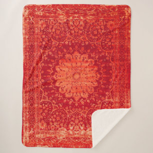 Sonnenuntergang Souk: Orange Marrakesch marokkanis Sherpadecke