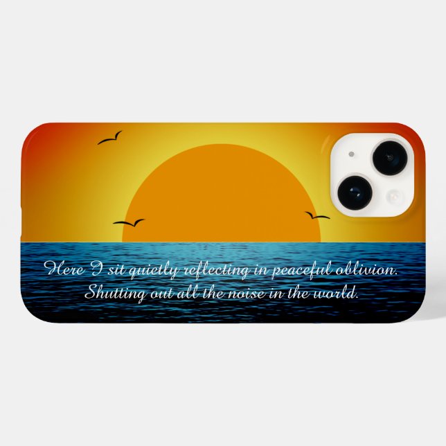Sonnenuntergang Soul Case-Mate iPhone Hülle (Rückseite (Horizontal))