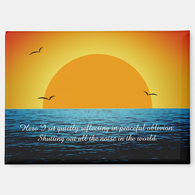 Sonnenuntergang Soul Magnet (Vorderseite)