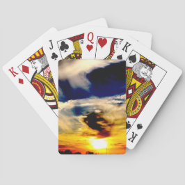 Sonnenuntergang Spielkarten