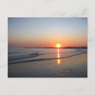 Sonnenuntergang * Strand Postkarte