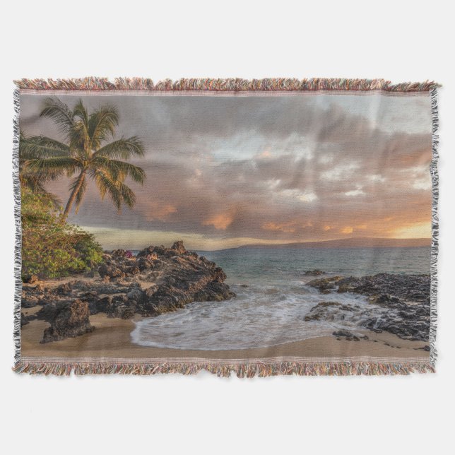 Sonnenuntergang Strandkeule 12 Decke (Vorderseite)