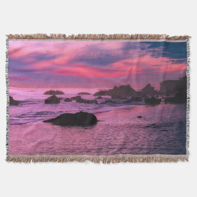 Sonnenuntergang Strandkeule 16 Decke (Vorderseite)