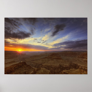 Sonnenuntergang, südlich des Grand Canyon, Grand Poster