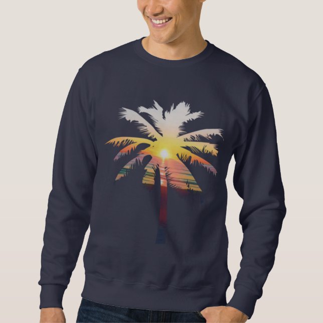 Sonnenuntergang Sweatshirt (Vorderseite)