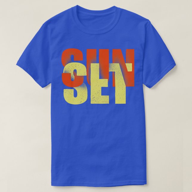 Sonnenuntergang T-Shirt (Design vorne)