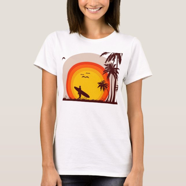 Sonnenuntergang T-Shirt (Vorderseite)