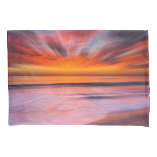 Sonnenuntergang Tamarack Beach Carlsbad, CA Kissenbezug