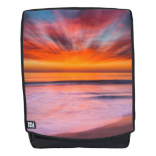 Sonnenuntergang Tamarack Beach Carlsbad, CA Rucksack