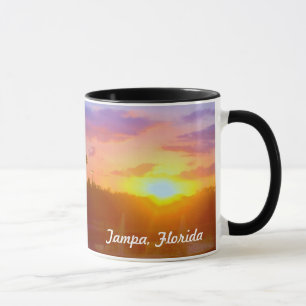 Sonnenuntergang-Tasse Tampas Florida Tasse