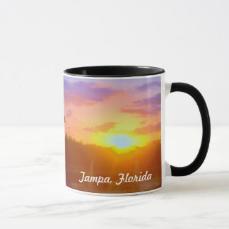 Sonnenuntergang-Tasse Tampas Florida Tasse