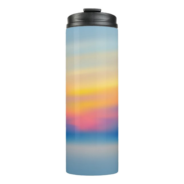 Sonnenuntergang Thermosbecher (Vorderseite)