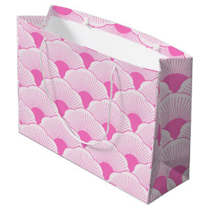 Sonnenuntergang, tonal rosa, Beton Große Geschenktüte