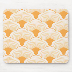 Sonnenuntergang, tonisch orange, Beton Mousepad