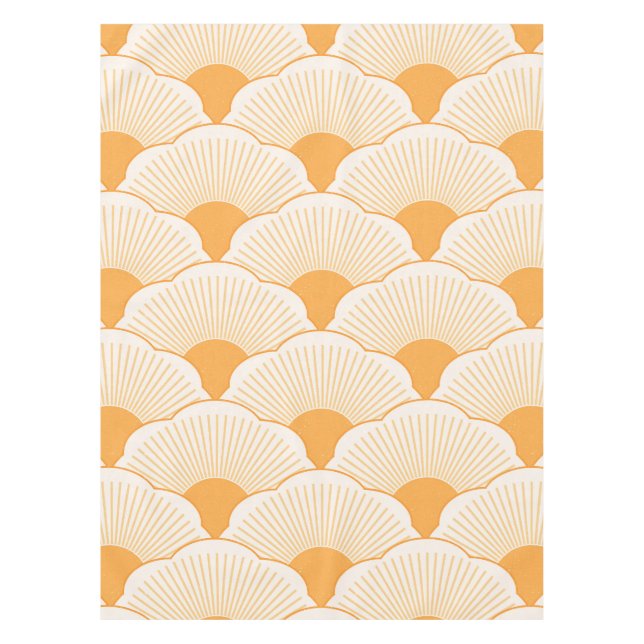 Sonnenuntergang, tonisch orange, Beton Tischdecke (Vorderseite)