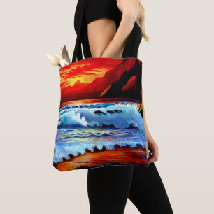 Sonnenuntergang-Tote-Tasche