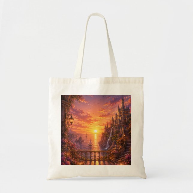 Sonnenuntergang  tragetasche (Vorne)