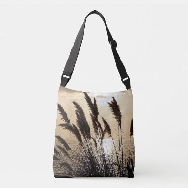 Sonnenuntergang Tragetaschen Mit Langen Trägern (Vorderseite)