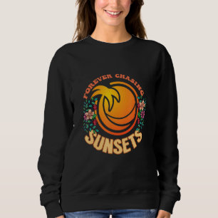 Sonnenuntergang Trendy Retro Vintage Für Immer Jag Sweatshirt