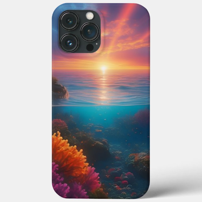 Sonnenuntergang tropisch 1 Case-Mate iPhone hülle (Rückseite)