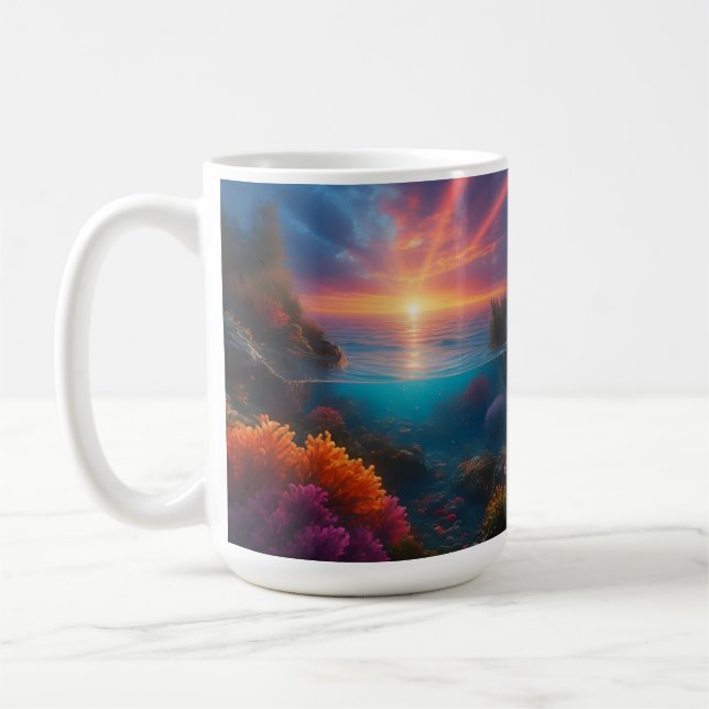 Sonnenuntergang tropisch 1 kaffeetasse (Links)