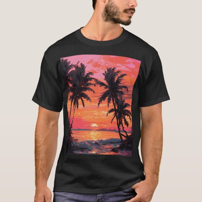 Sonnenuntergang Tshirts (Vorderseite)